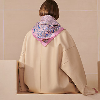 Mille Feuilles de Soie double face scarf 90 | Hermès Poland